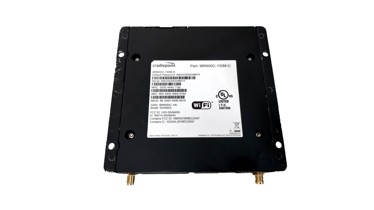 Cradlepoint IBR600C-150M-D WiFi 4G LTE Router