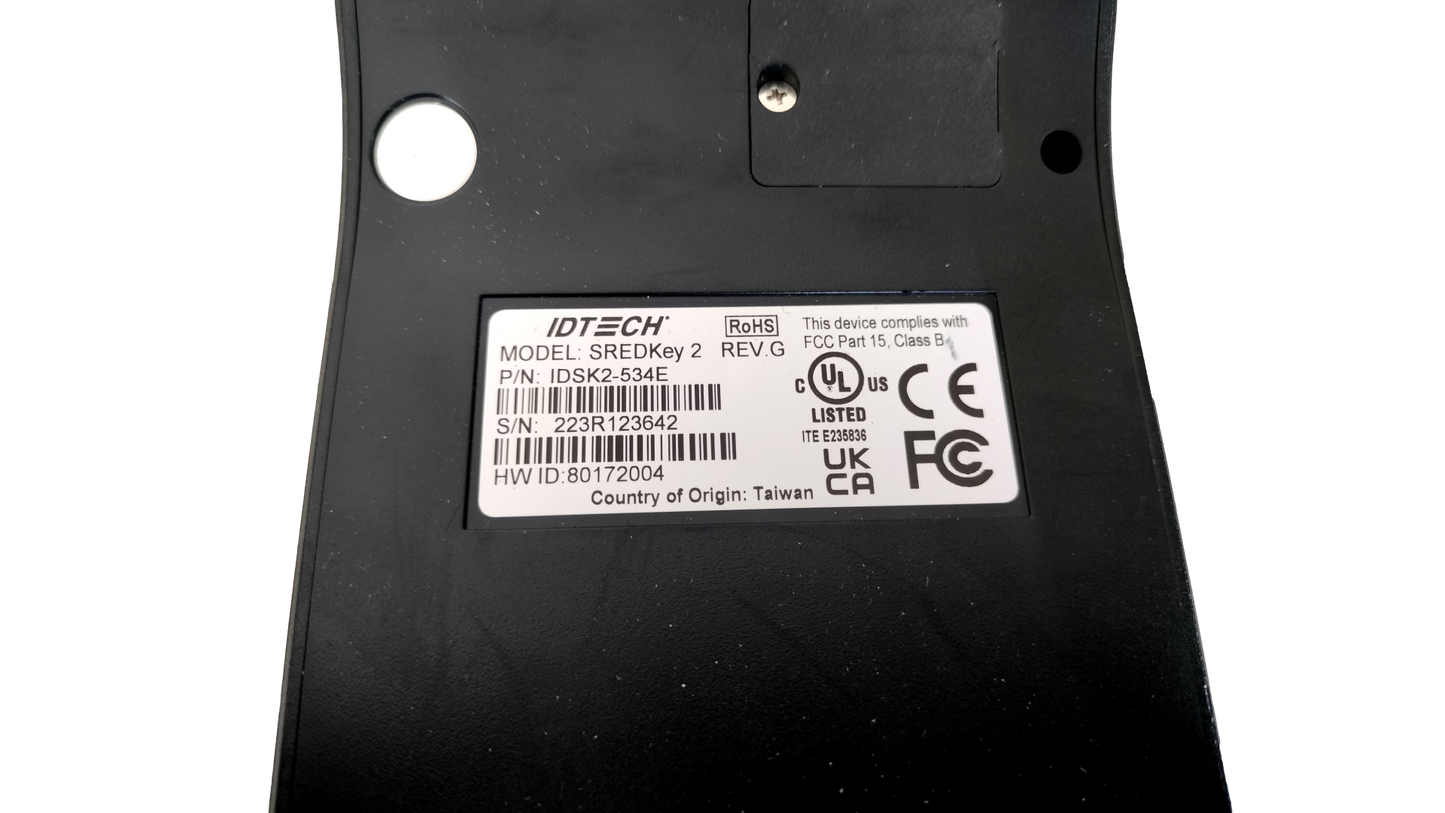 ID TECH SREDKey 2 Encrypted Keypad & MSR Card Reader (IDSK2-534E)