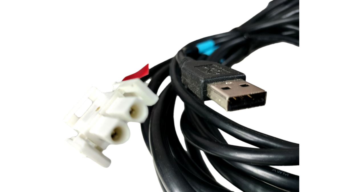 NCR 497-0509419 FastLane SelfServ R6 CTM PoweredUSB to Split USB A Y-Cable