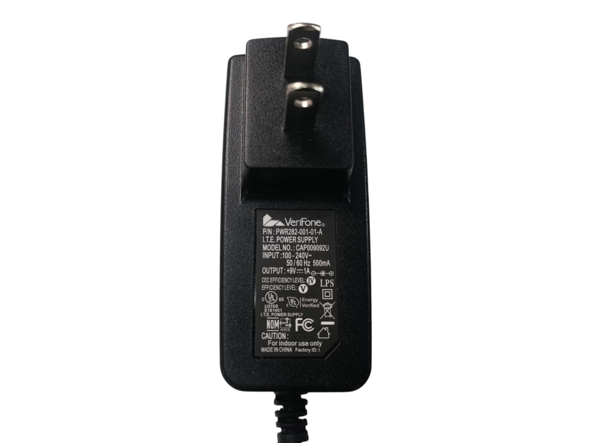 Genuine VeriFone 9V 1A AC/DC Power Supply Charger PWR282-001-01-A CAP009092U VX680