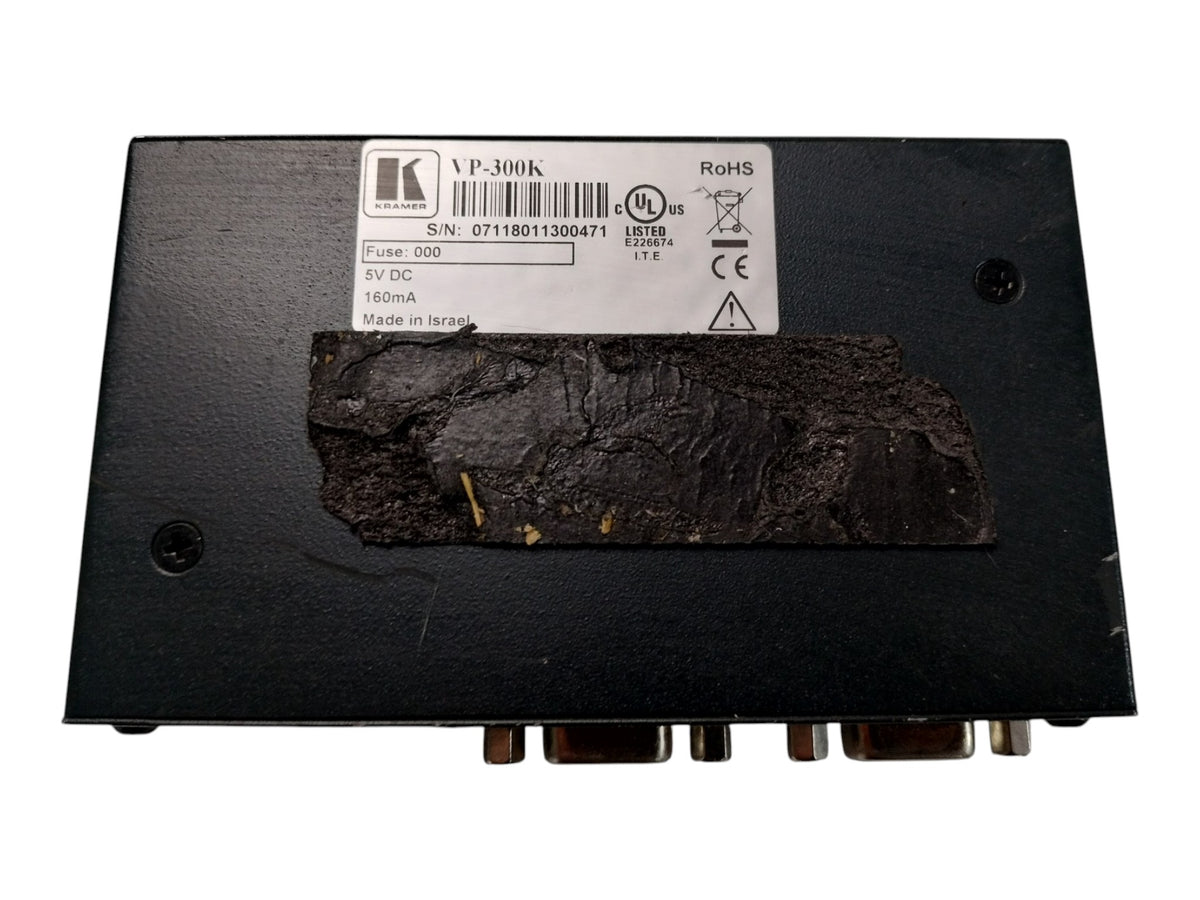 Kramer Tools VP-300K 1:3 High Resolution UXGA VGA Distribution Amplifier + PSU