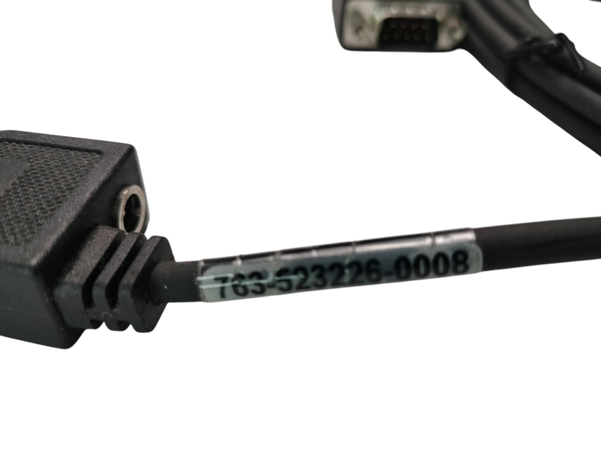 DB9 Male to DB9 Female Powered RS232 Serial POS Cable w/ DC Jack 763-523226-0008