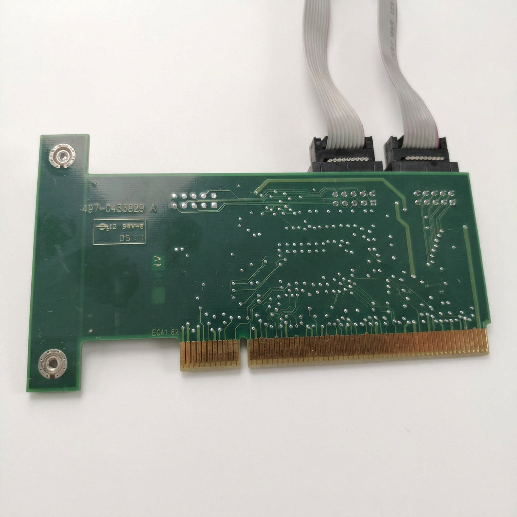 Genuine NCR 497-0432566 PCI Dual Serial RS-232 Card + 2x DB9 Brackets 4970432566
