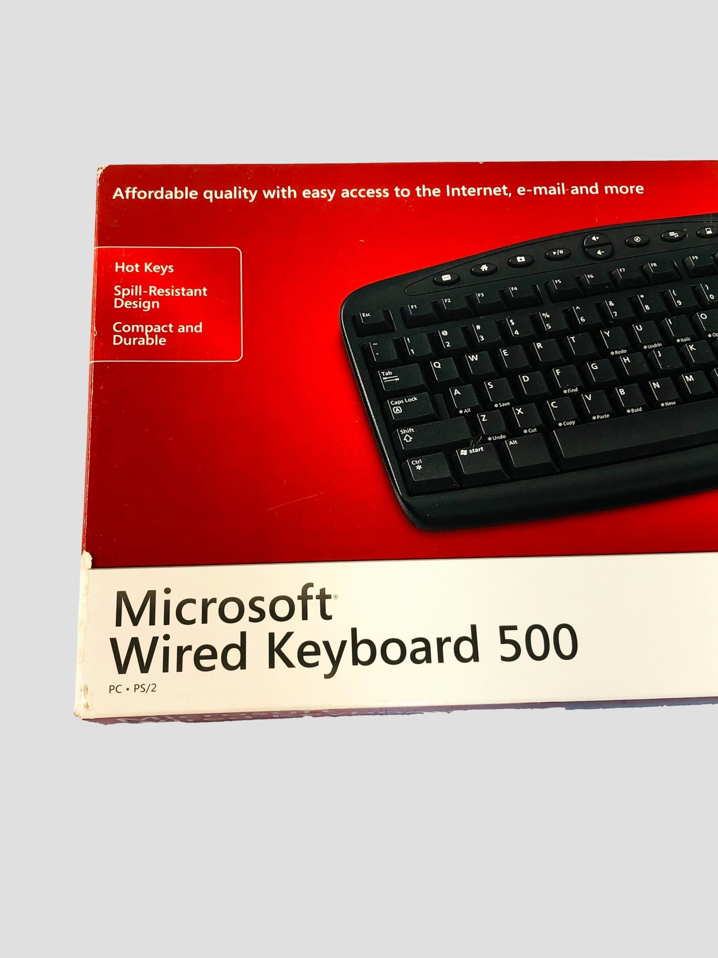 Microsoft Wired Keyboard 500 PS/2 RT2300-NEW
