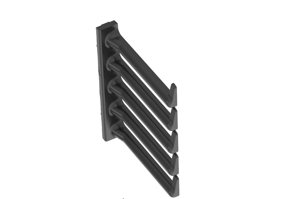 Two Short Pieces Panduit RSN25F 150mm Finger For 42 RU-48 Ru Rack Black