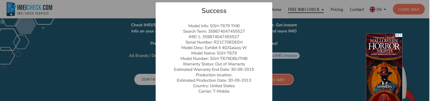Samsung Galaxy Exhibit 2 II 4G SGH-T679 T-Mobile Smartphone