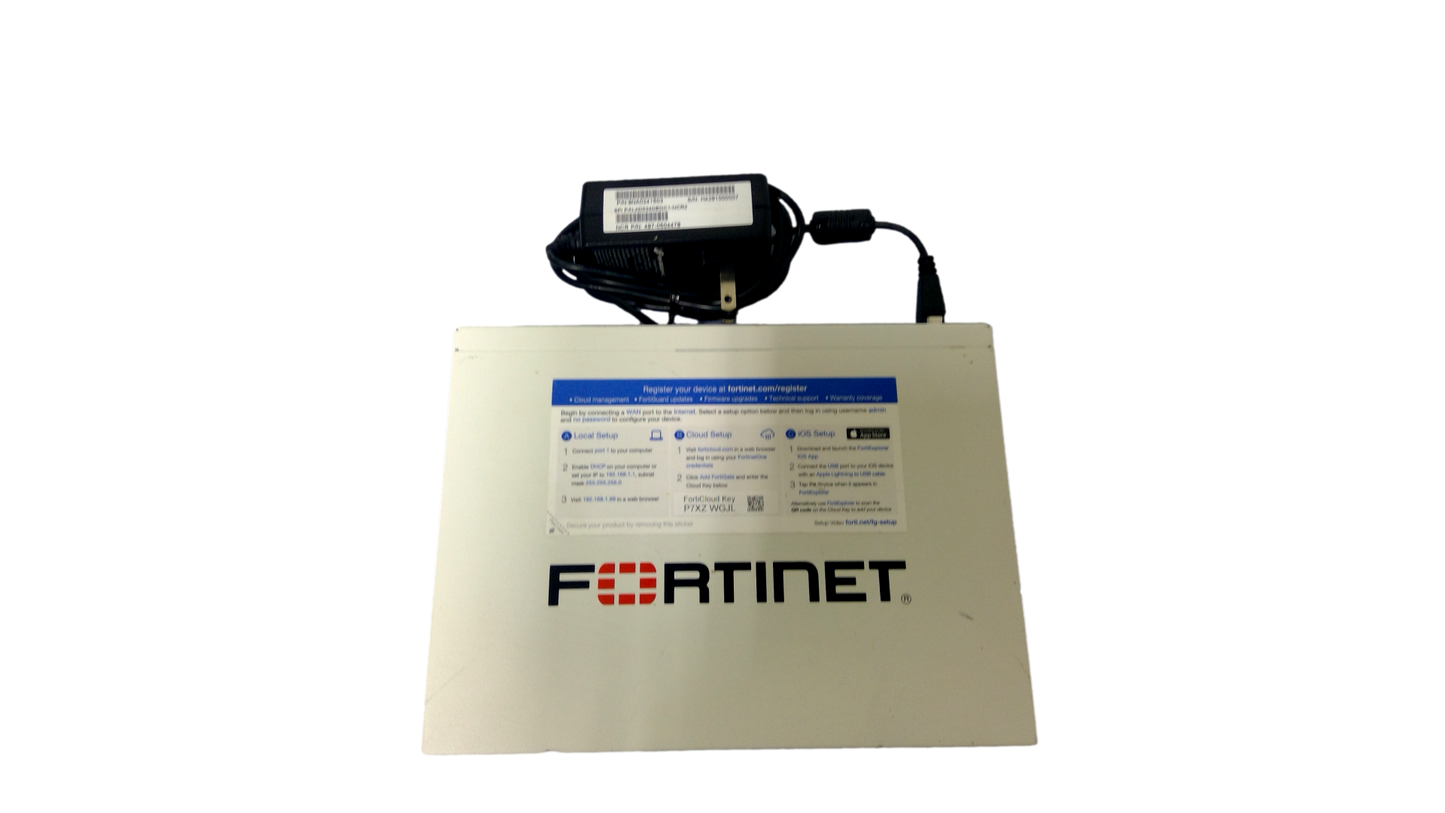 Fortinet Fortiwifi 60D FG-60D Security Appliance Firewall / VPN w/ AC Adapter