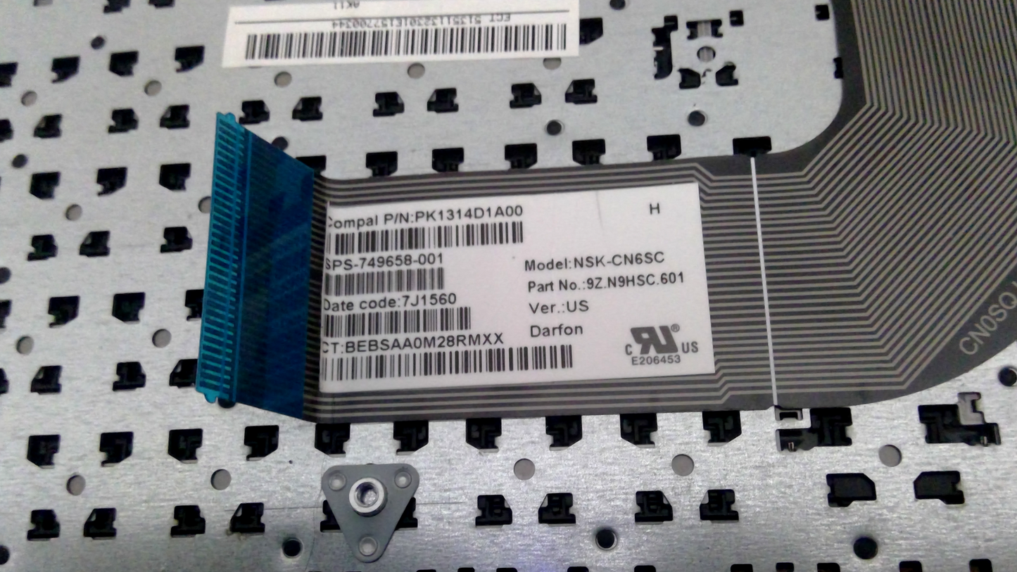 FOR HP Pavilion 15-N00,15-Nxx 15-E keyboard 9Z.N9HSC.601,PK1314D1A00 NSK-CN6SC