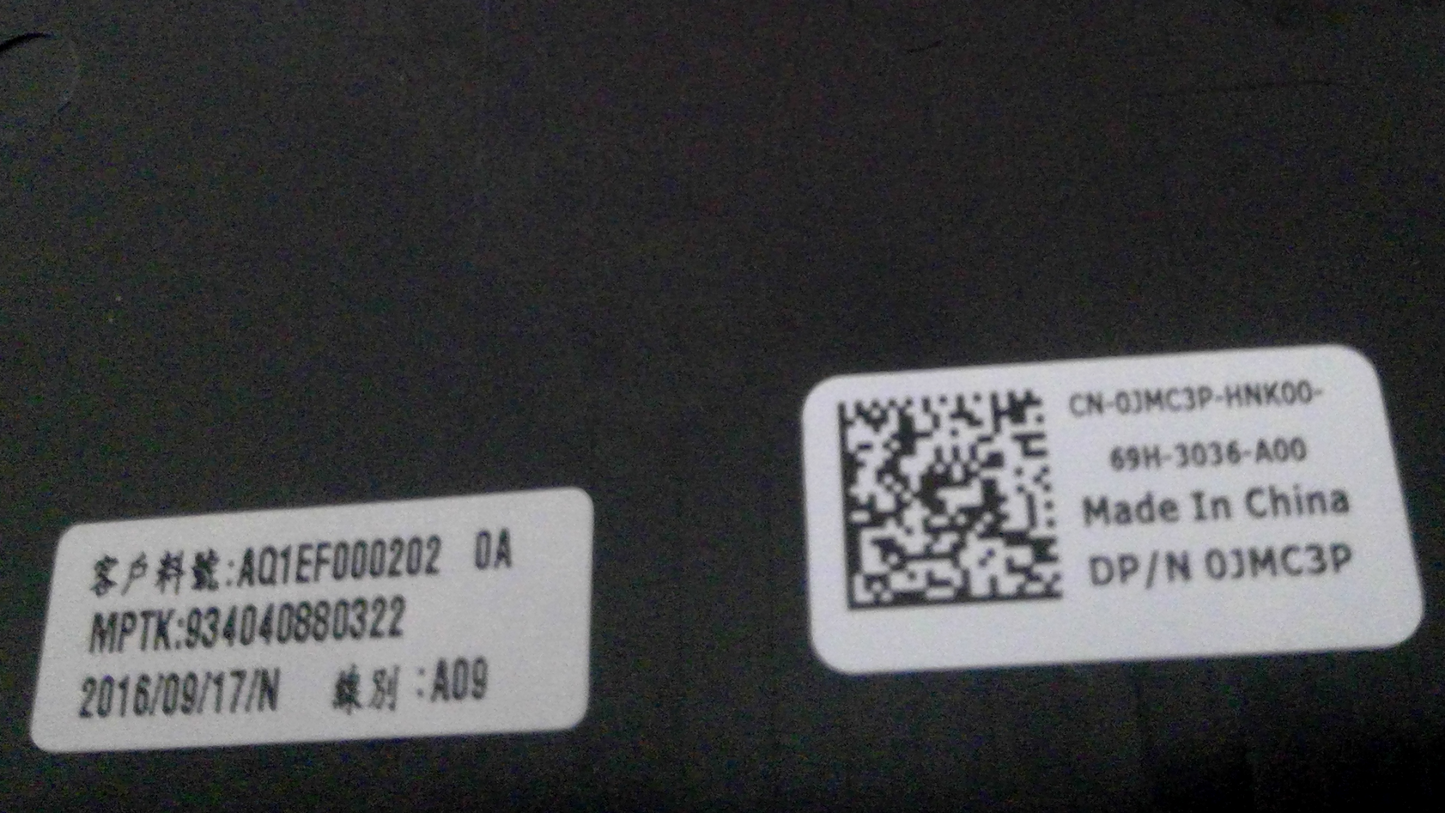 Dell Latitude E5570 Laptop LCD Top Back Cover Lid Black JMC3P 0JMC3P NT C2