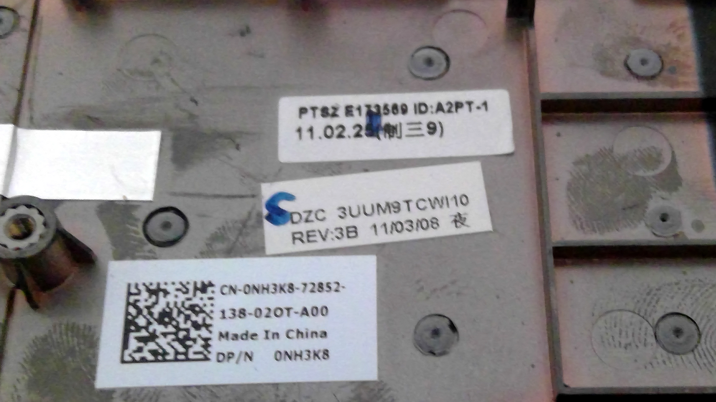 DELL Inspiron N7010 Laptop Palmrest Touchpad Assembly 0NH3K8