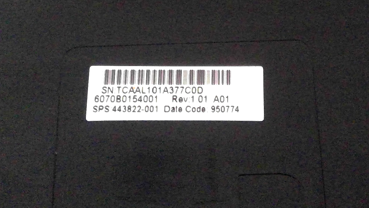 HP Compaq 6710b Palmrest w/ Mouse Touchpad 6070B0154001