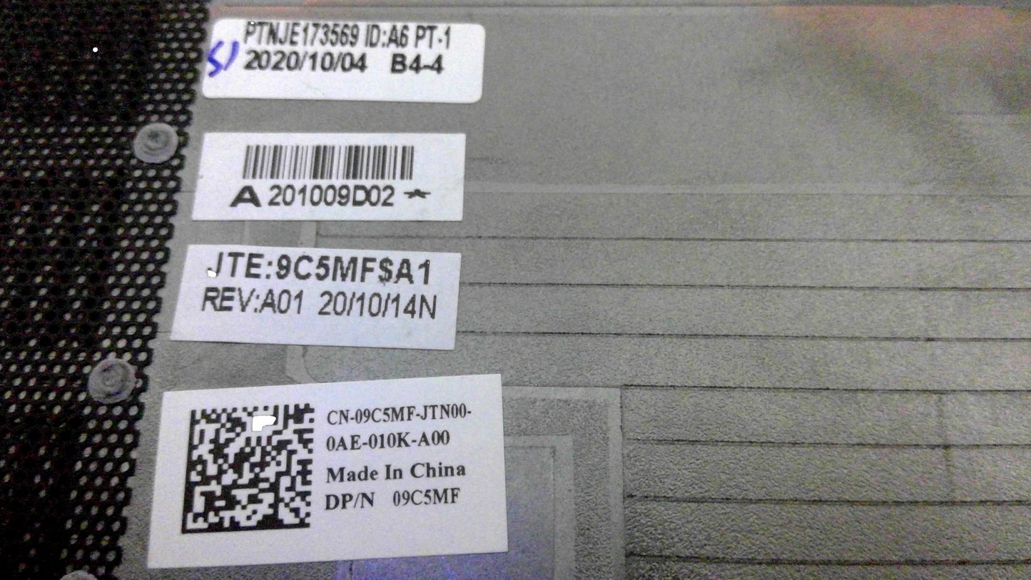 DELL LATITUDE 5310 2-in-1 13.3" LAPTOP BOTTOM CASE COVER 9C5MF 09C5MF