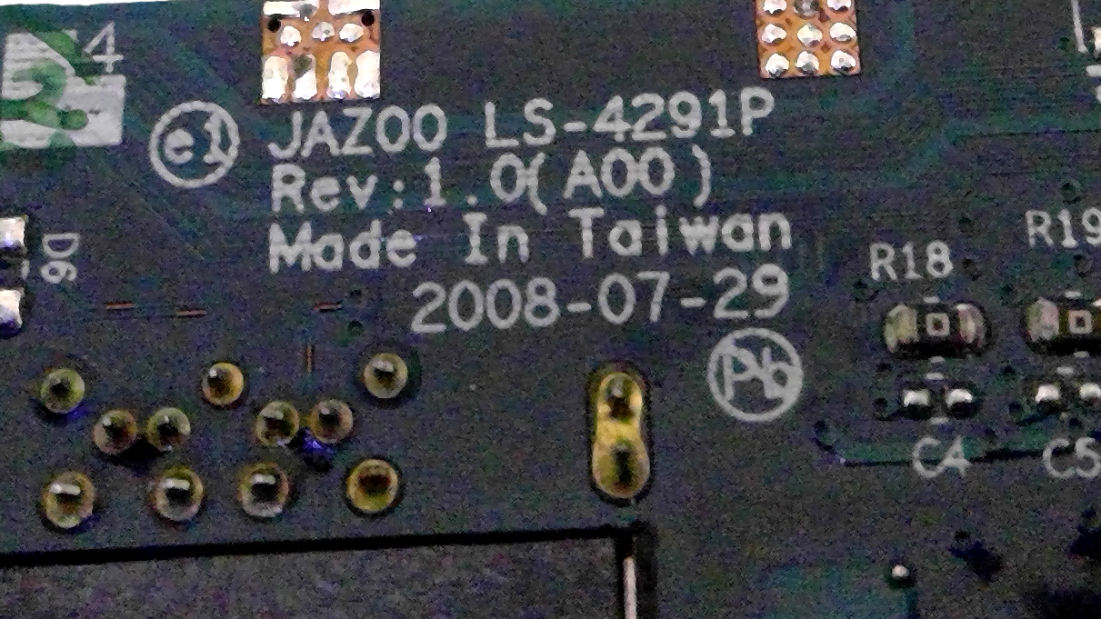Genuine Dell Latitude E4200 eSATA Audio VGA Board D537F LS-4291P
