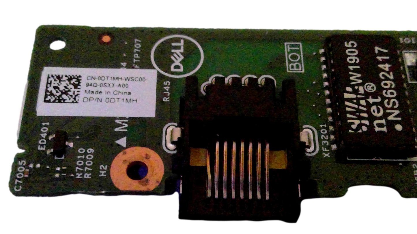 Dell OEM Vostro 5481 Power Button USB SD Card Reader IO Circuit Board DT1MH