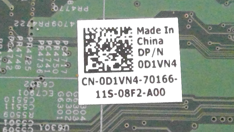 Dell Latitude E5410 Laptop Intel Motherboard S989 DDR3 D1VN4 0D1VN4 / SLBUK