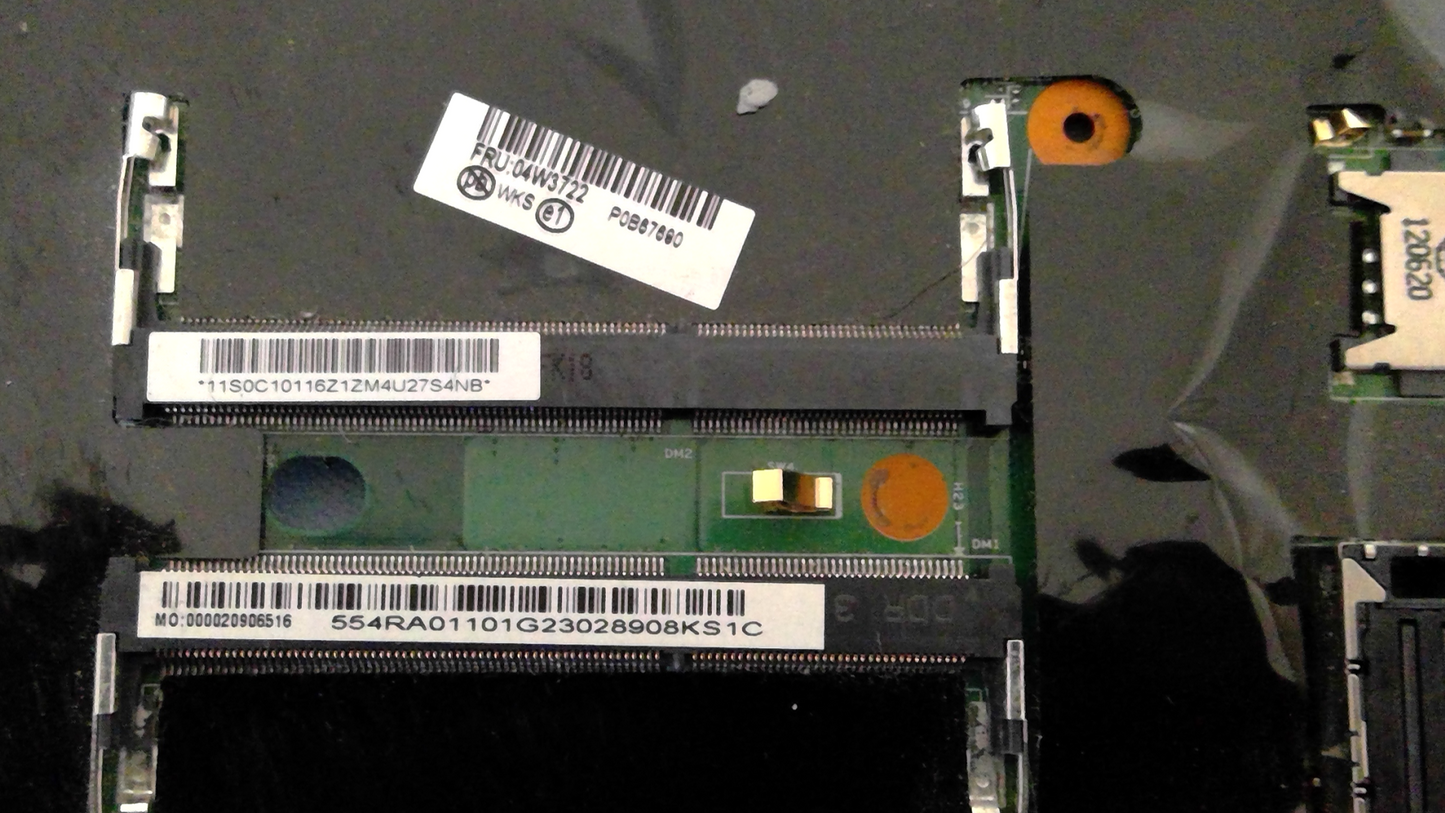 LENOVO THINKPAD X230 X230i MOTHERBOARD (i5-3210M) 2.5GHZ 04W3722