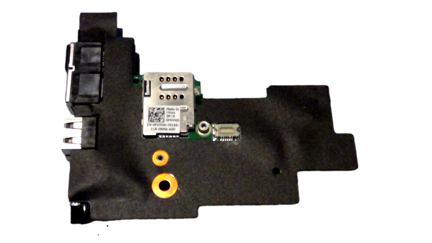 Dell Latitude E5410 Ethernet Power Button USB SIM Board FHYHD 0FHYHD