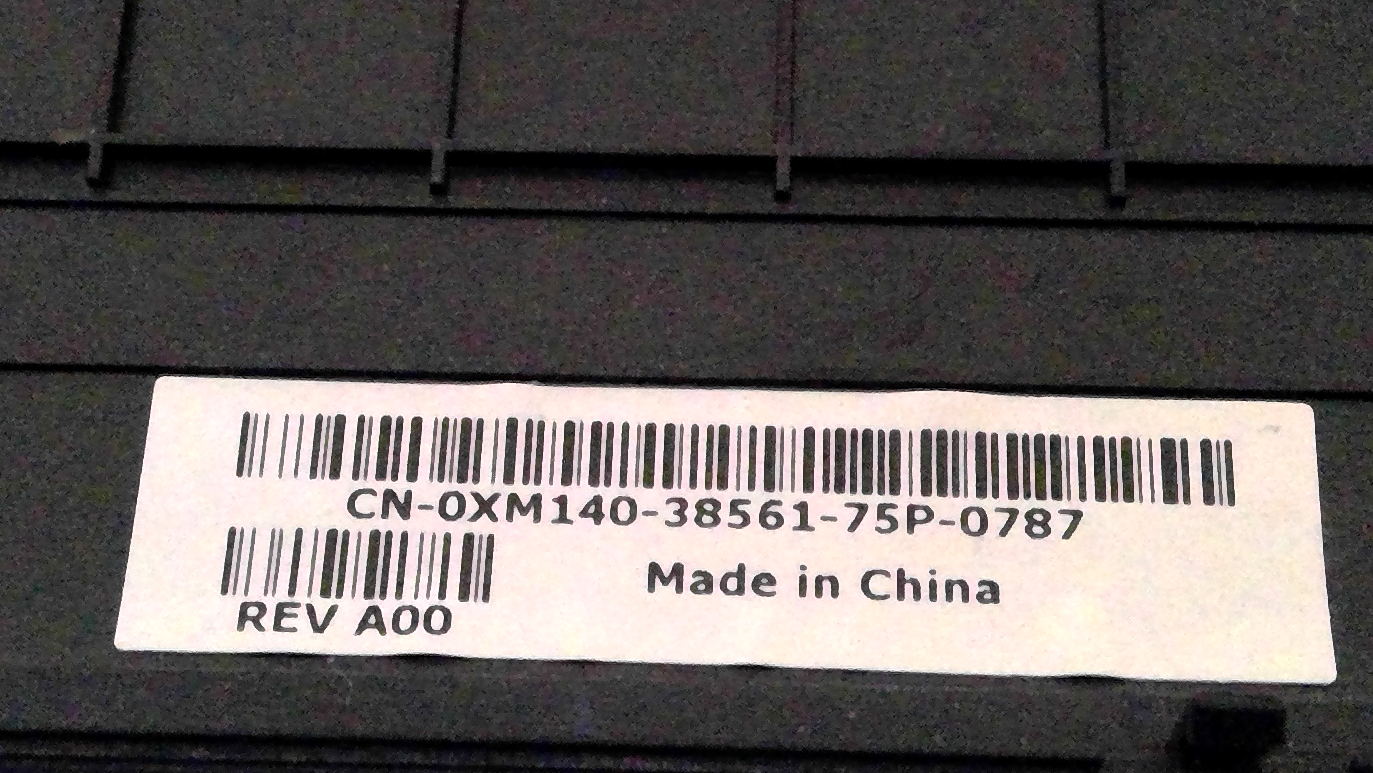 Dell Latitude D830 Precision M4300 Palmrest Touchpad w/ Fingerprint Reader XM140