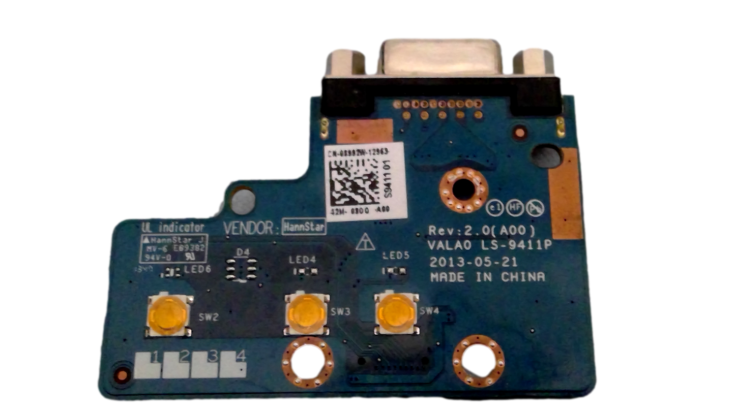 Dell Latitude E6540 VGA Board LS-9411P 8992W
