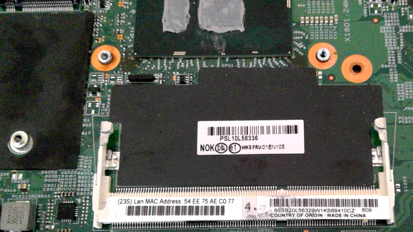 LENOVO THINKPAD YOGA 14 460 CORE I5-6200U GEFORCE 940M MOTHERBOARD SB20J21202