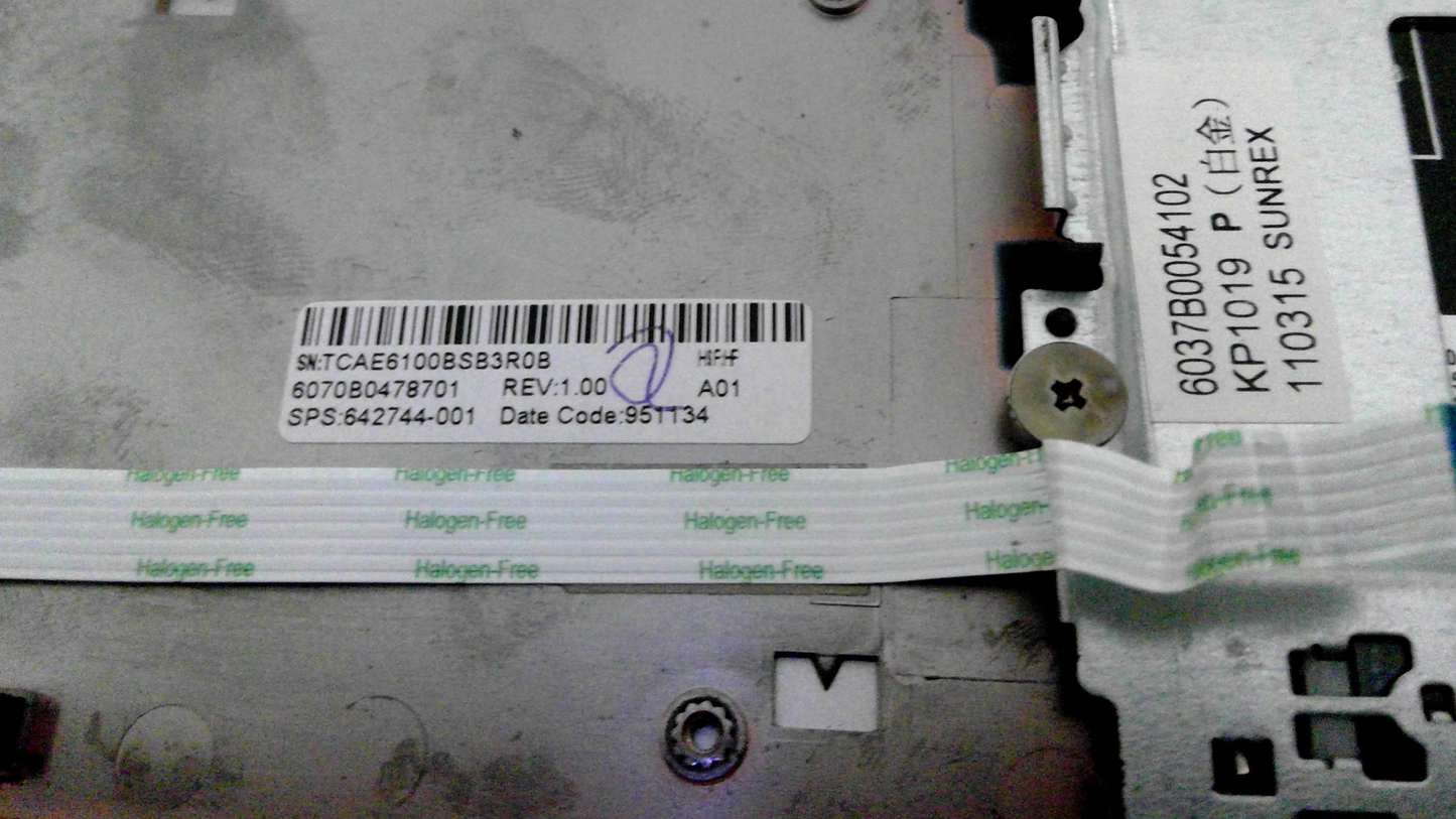 HP EliteBook 8460p 14' Genuine Palmrest W/TouchPad 642744-001 6070B0478701