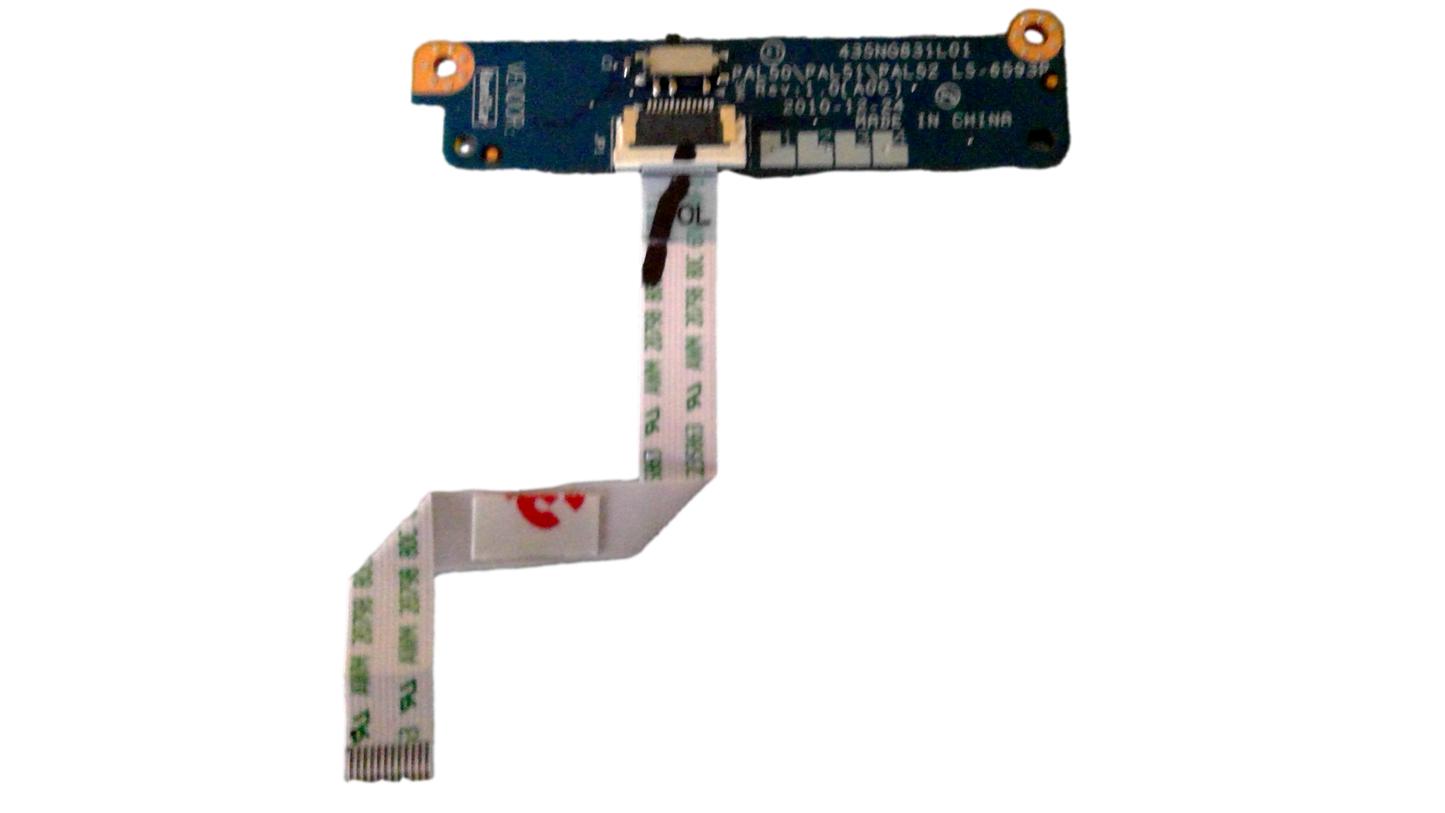 Dell Latitude E6420 Media Button Wi-Fi Switch Board with Cable 04GHP #3011