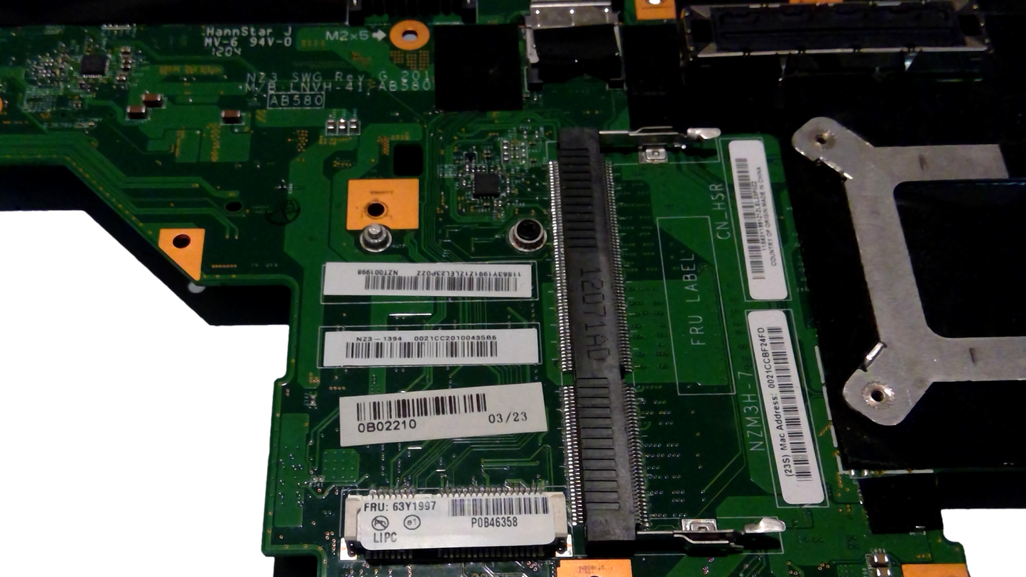 LNVH-41-AB580 Laptop Motherboard for Lenovo Thinkpad