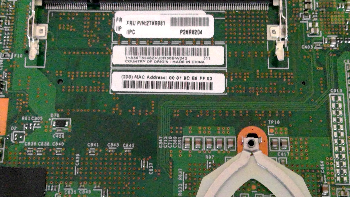 IBM Thinkpad T40 T41 T42 Motherboard 93P4156