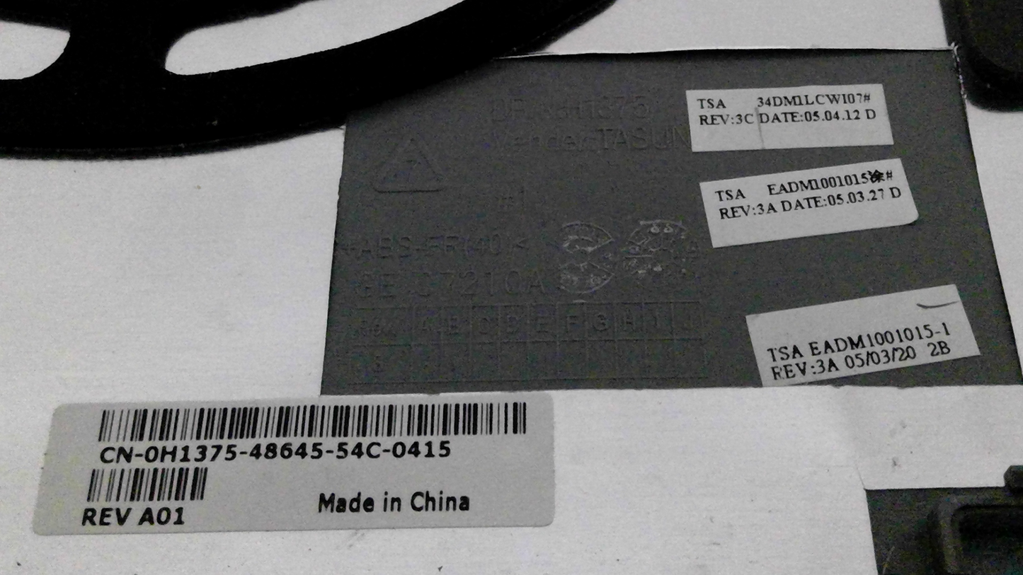 Dell Latitude D505 Back Cover & Front Bezel 0H1375