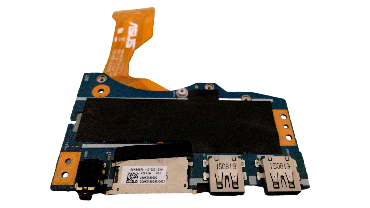 For ASUS N501JW N501J G501JW G501J UX501J UX501JW G60J FX60J USB Jack board