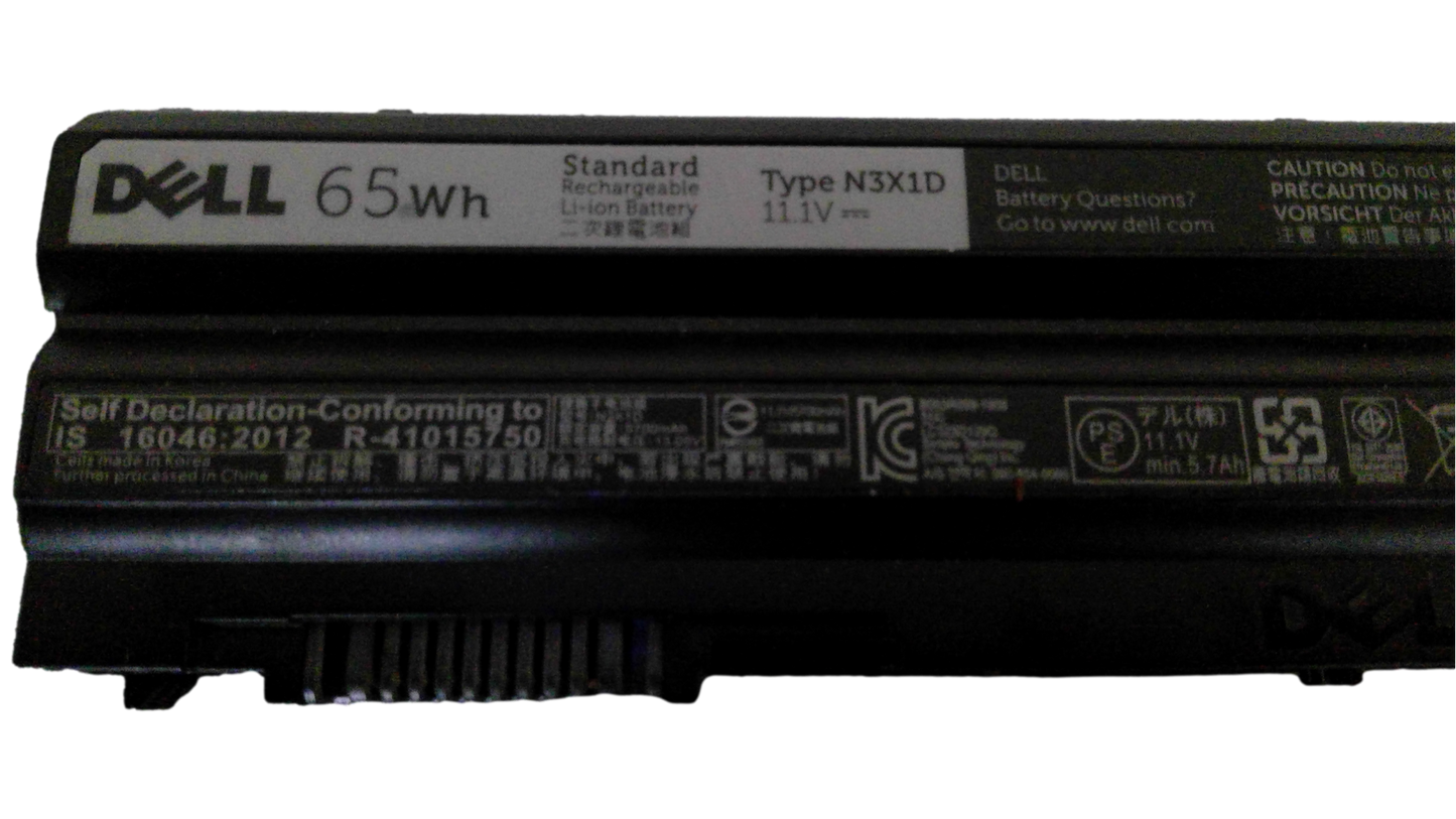 65Wh 11.1V N3X1D Battery for Dell Latitude E6540 6540 E6440 6440 E5530 E5430 E6520