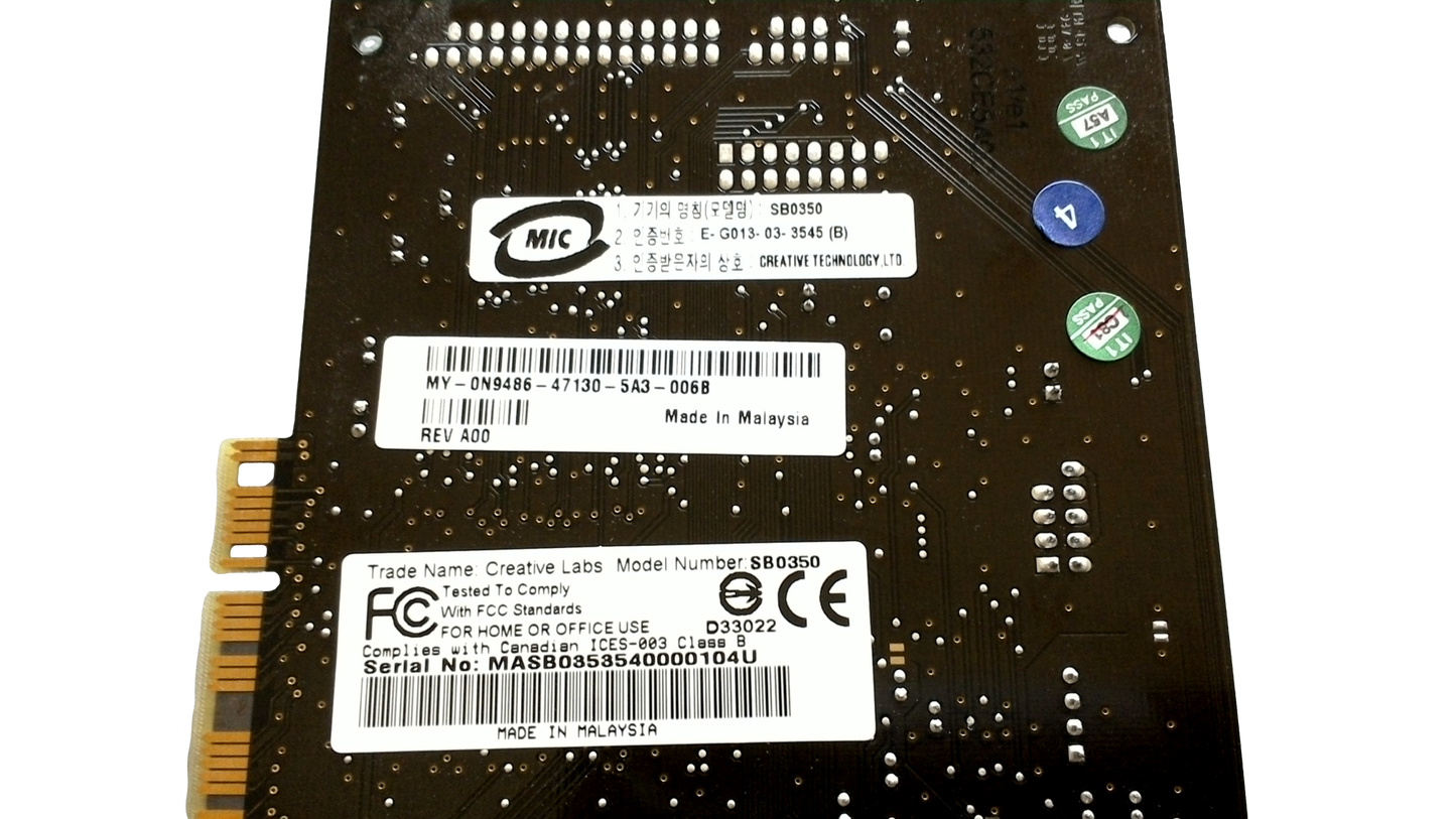 Creative Sound Blaster Audigy 2 ZS PCI Sound Card SB0350