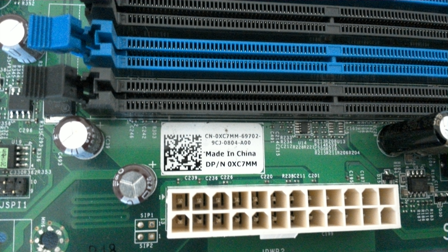 Dell Precision T1500 Socket LGA1156 DDR3 Motherboard 0XC7MM XC7MM