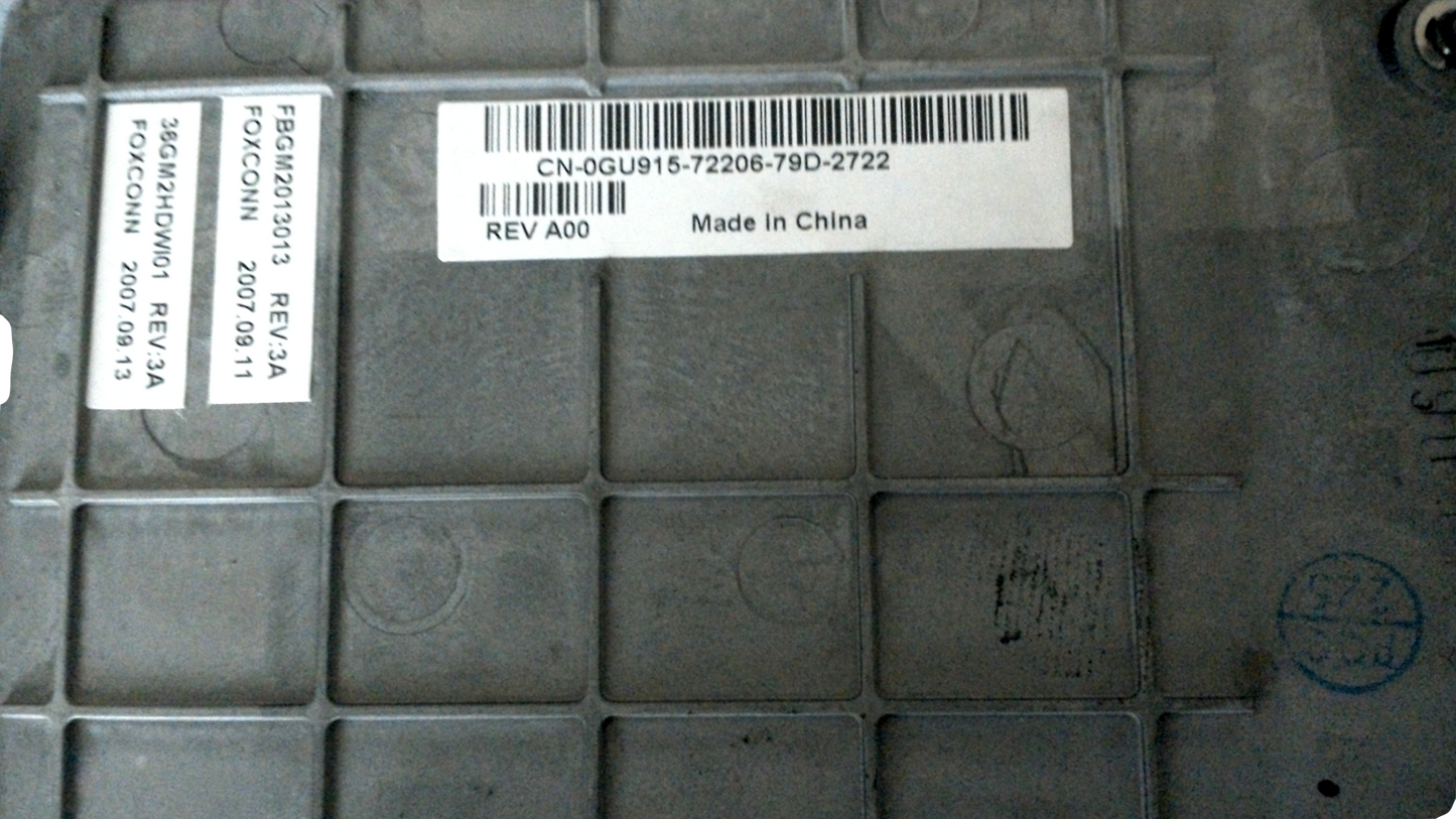 Genuine Dell Inspiron 1720 0GU915 Hard Drive Door Cover HDD Bottom Case