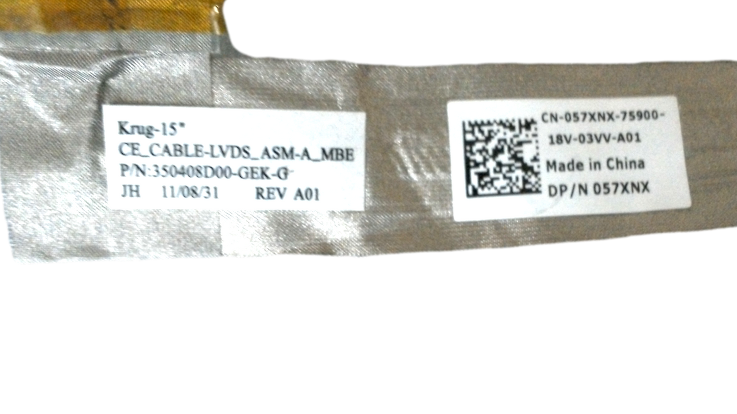 Latitude E5520 E6520 Laptop LCD S n Cable 57XNX 057XNX #F22