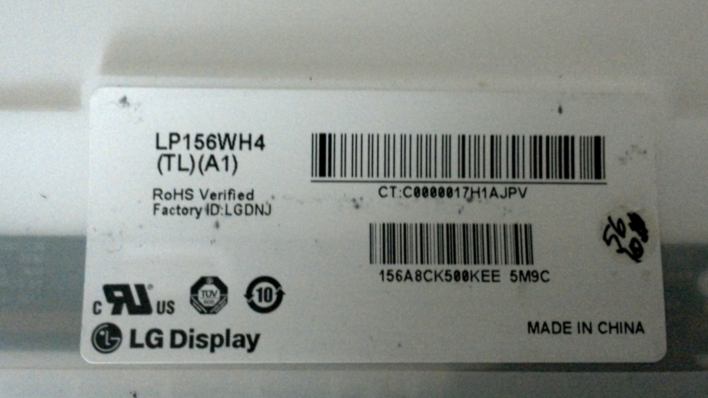 LG DISPLAY LP156WH4 (TL)(A1) 15.6 HD LED LCD Laptop Screen/Display