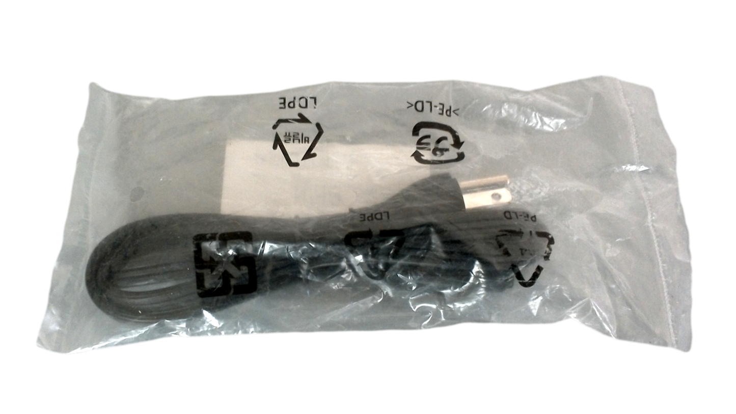 NEW Dell Genuine 0K260C 3 Prong Mickey Mouse Power Supply Cord Cable 3FT