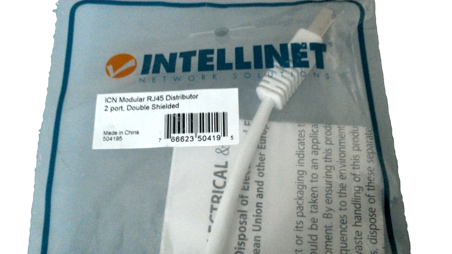 INTELLINET ICN MODULAR RJ45 DISTRIBUTOR 2 port DAUL SHIELDED