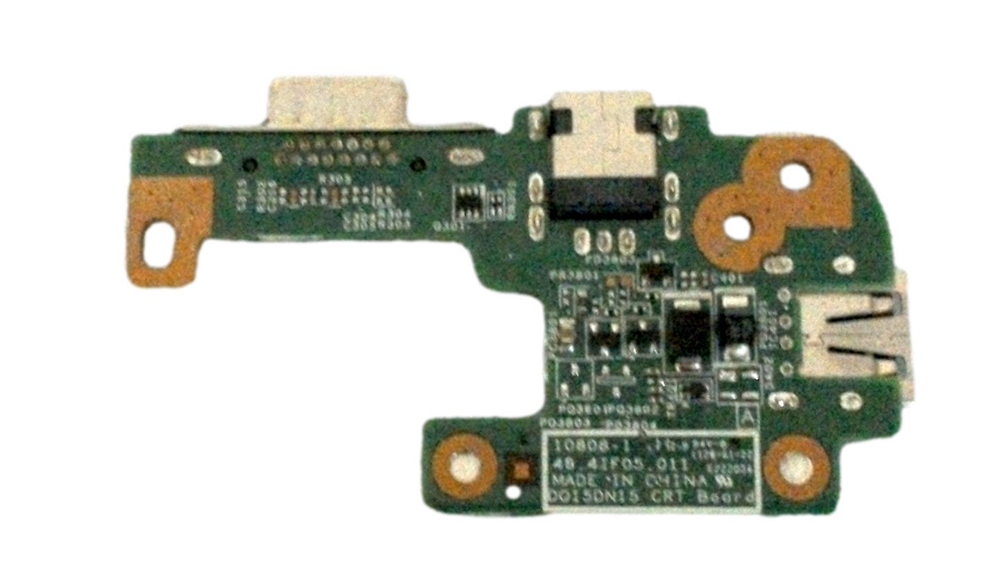 For Dell Inspiron N5110 DC Power Jack DQ15DN15 CRT VGA USB Board 48.4IF05.0111