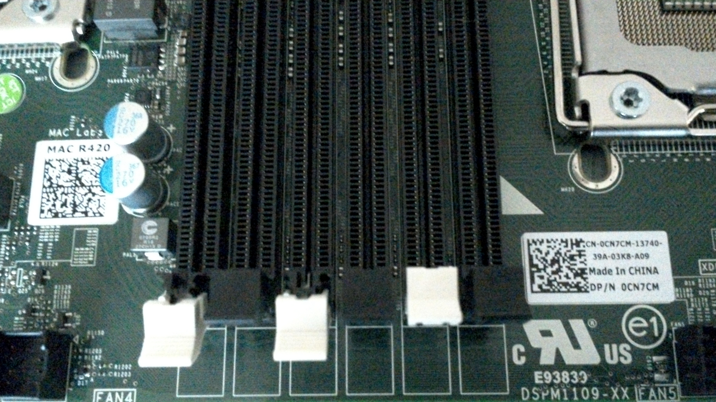 Original For Dell PowerEdge R420 1U Server Motherboard K7WRR 72XWF VD50G 0CN7CM