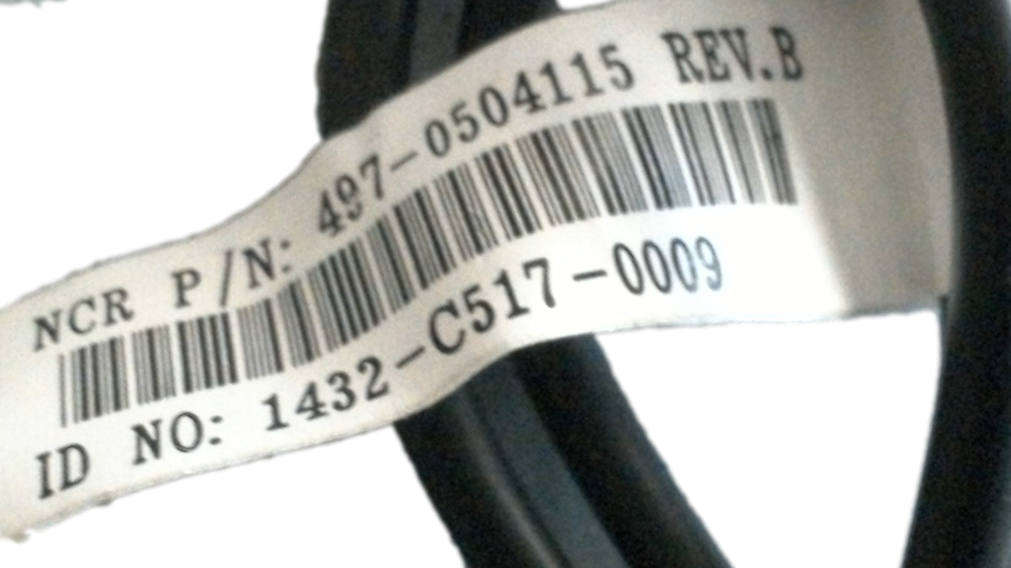 NCR 12V Dual Cash Drawer & Legacy "Y" Adapter Cable 1432-C517-0009 497-0504115
