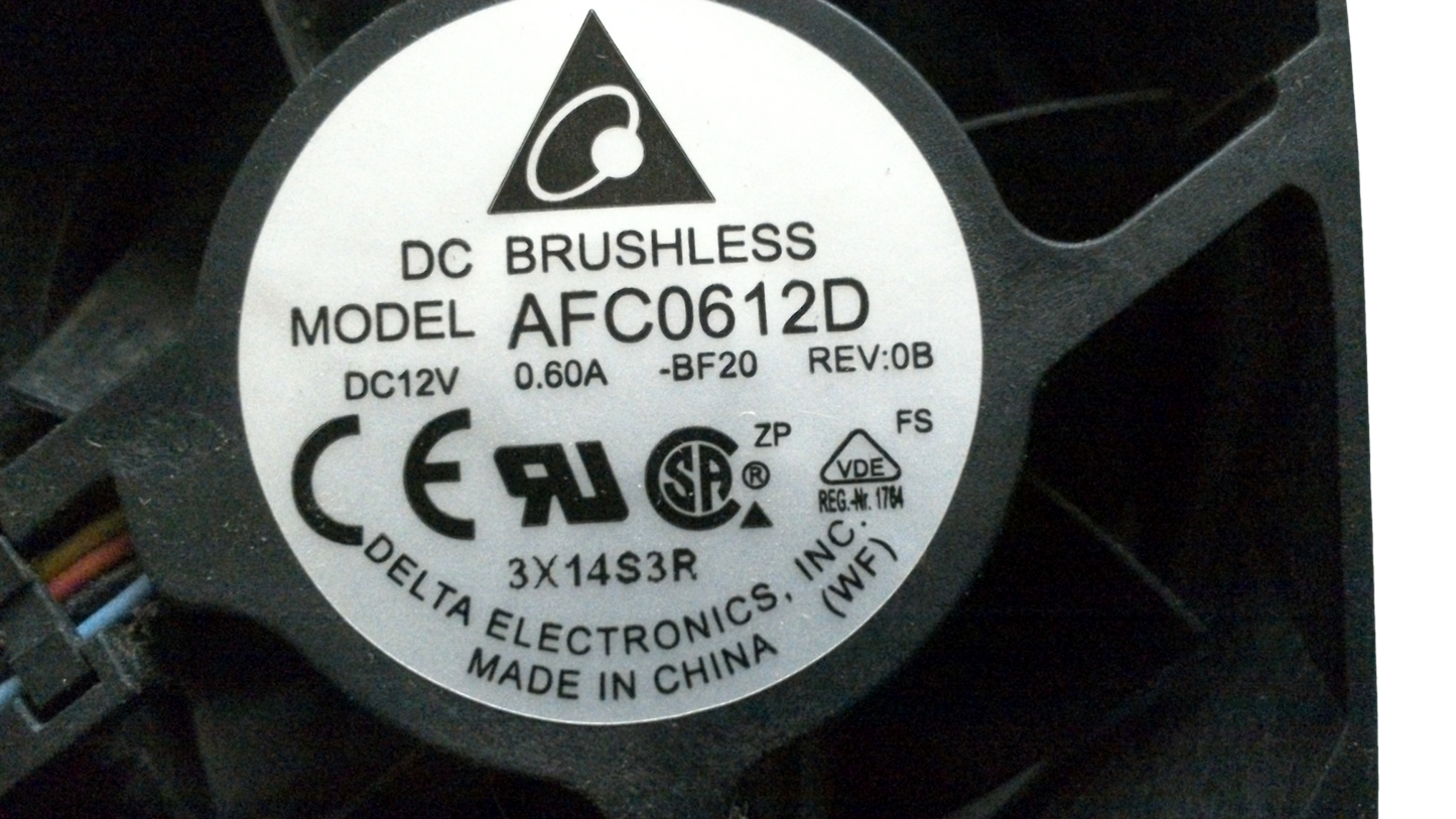 Delta AFC0612D 6025 DC12V 0.60A 6CM 4-wire high-volume cooling fan