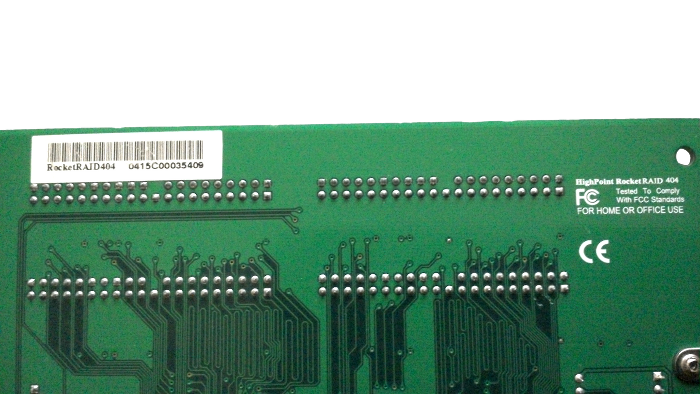 High Point Rocket Raid 404 4-Channel IDE Raid PCI Controller Card