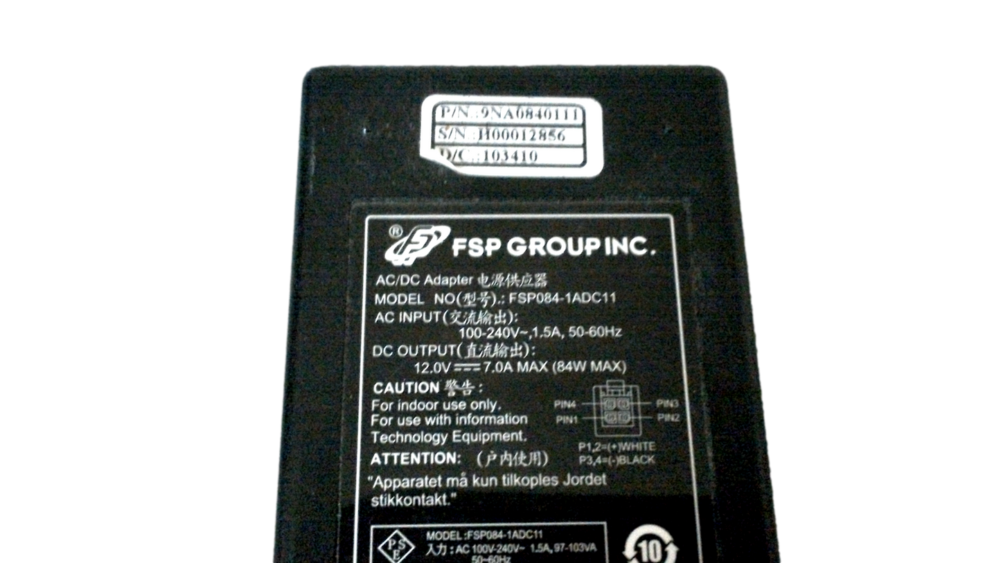 AC Adapter For FSP GROUP INC. FSP084-1ADC11 FSP0841ADC11 P/N: 9NA0840111 Charger