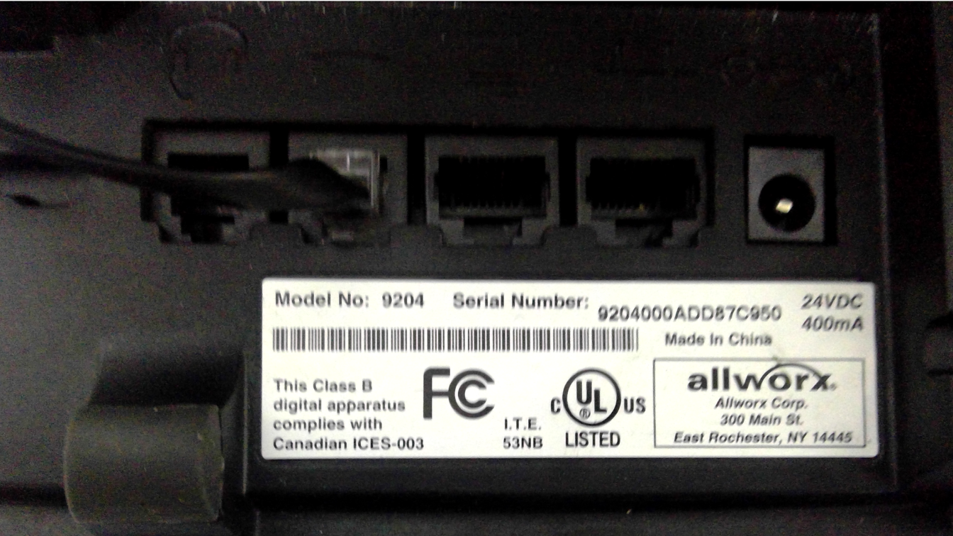 AllWorx 9204 IP Phone