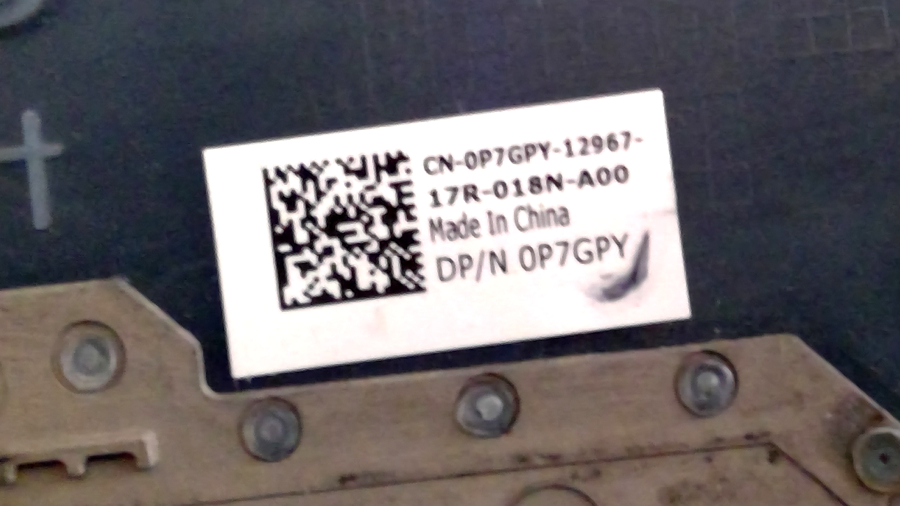 Laptop Palmrest Upper Cover C Shell PN P7GPY for Dell Latitude E6320