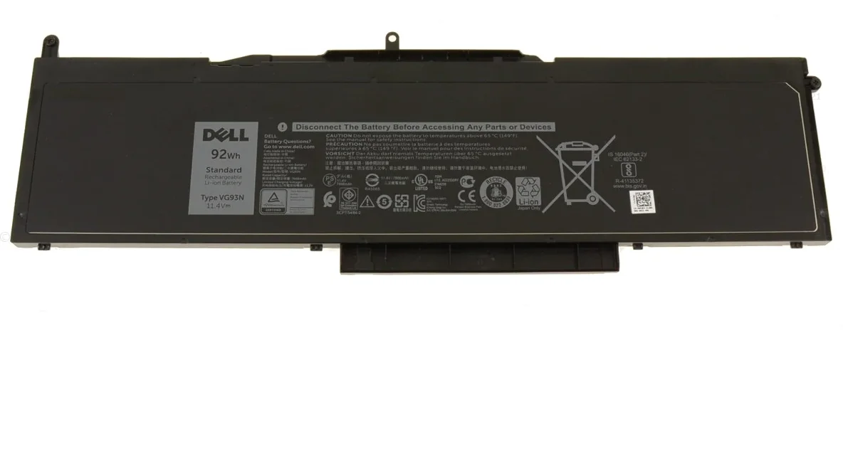 New Ginuwine Dell VG93N 92w Latitude 5580 5590 5591 Precision 15 3520 3530 Battery