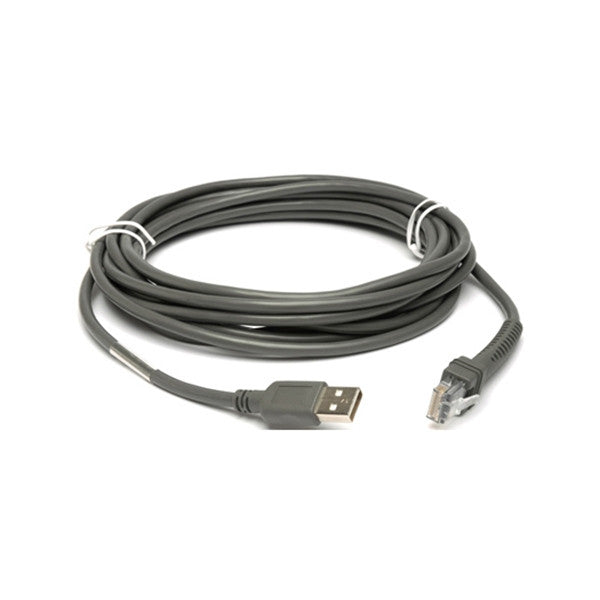 New Zebra CBA-U30-S15ZBR 15 FT Symbol Scanner USB Cable