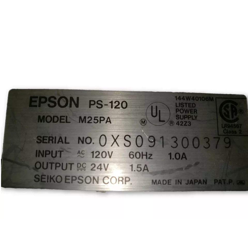 Epson PS-120 Power Supply Model M25PA