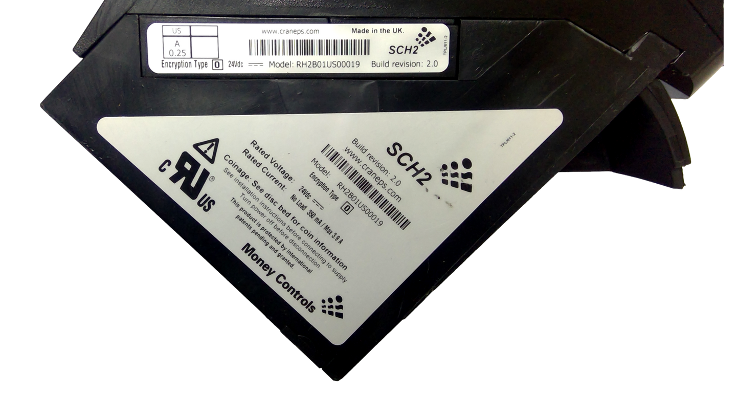 Money Control Hopper Coin Dispenser US 0.25 Model RH2B01US00019